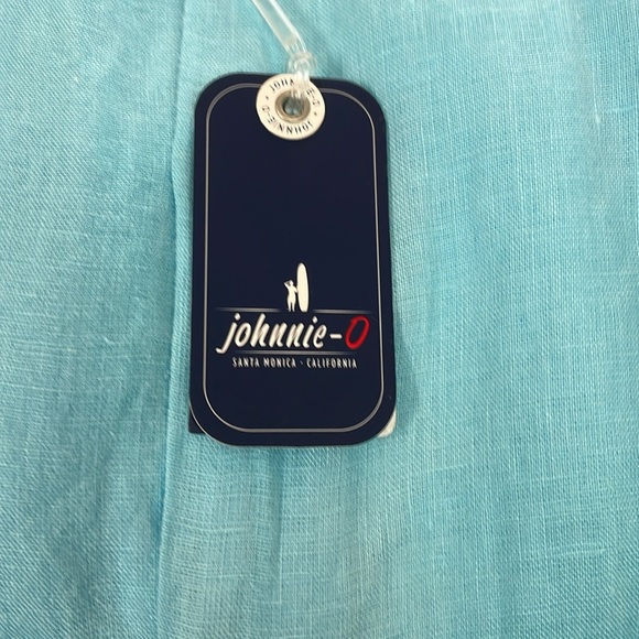 Johnnie-O Men’s Felix Linen Sport shirt LS. Blue. XX Large. NWT - Picture 6 of 9